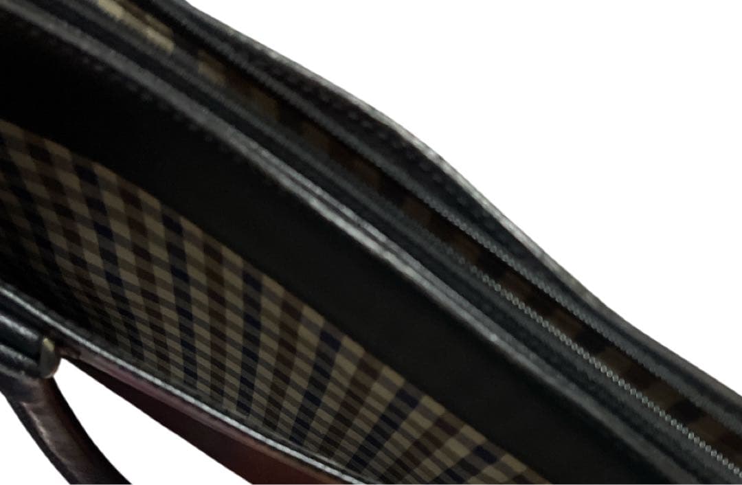 極美品】　AQUASCUTUM アクアスキュータム　ビジネスバッグ　ブラック　黒