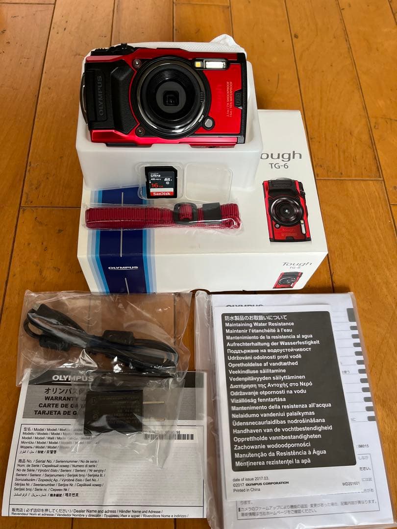 ⭐️更に大幅値下げ⭐️ オリンパス TG-6 防水カメラセット PT-059