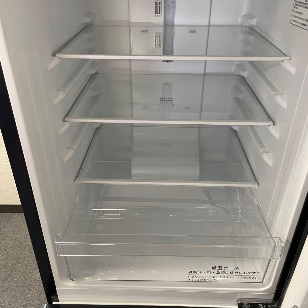 【美品】Hisense ブラック冷蔵庫 150L HR-D15CB 2020年製