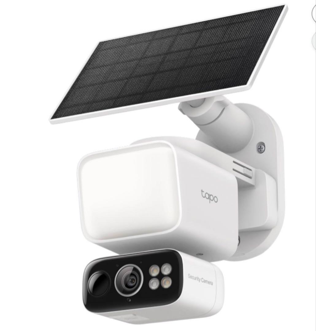 Tapo(タポ) 防犯カメラ ソーラー給電 センサーライト 800ルーメン搭載