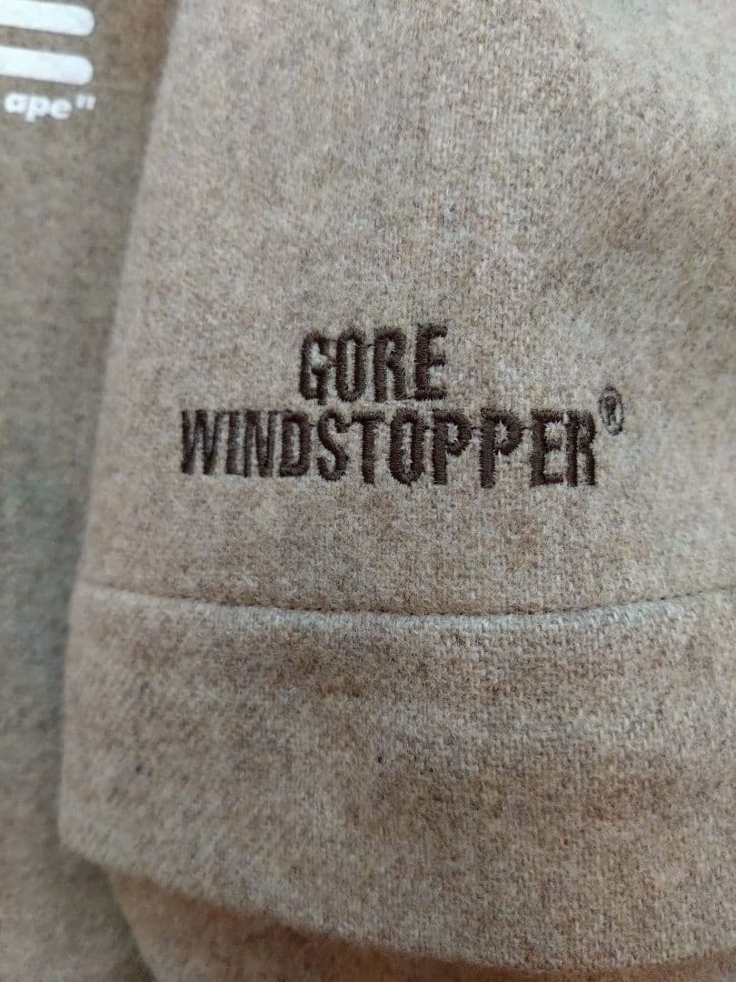 APE GORE WINDSTOPPER ジャケット ベージュ