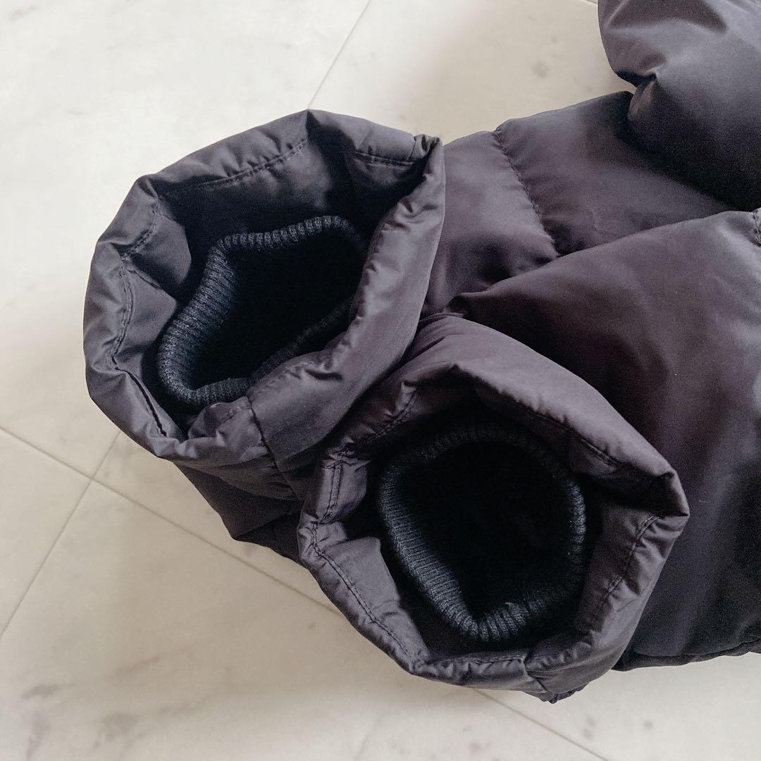 美品　スローブイエナ　ショールフードショートダウンコート　ブラック　38