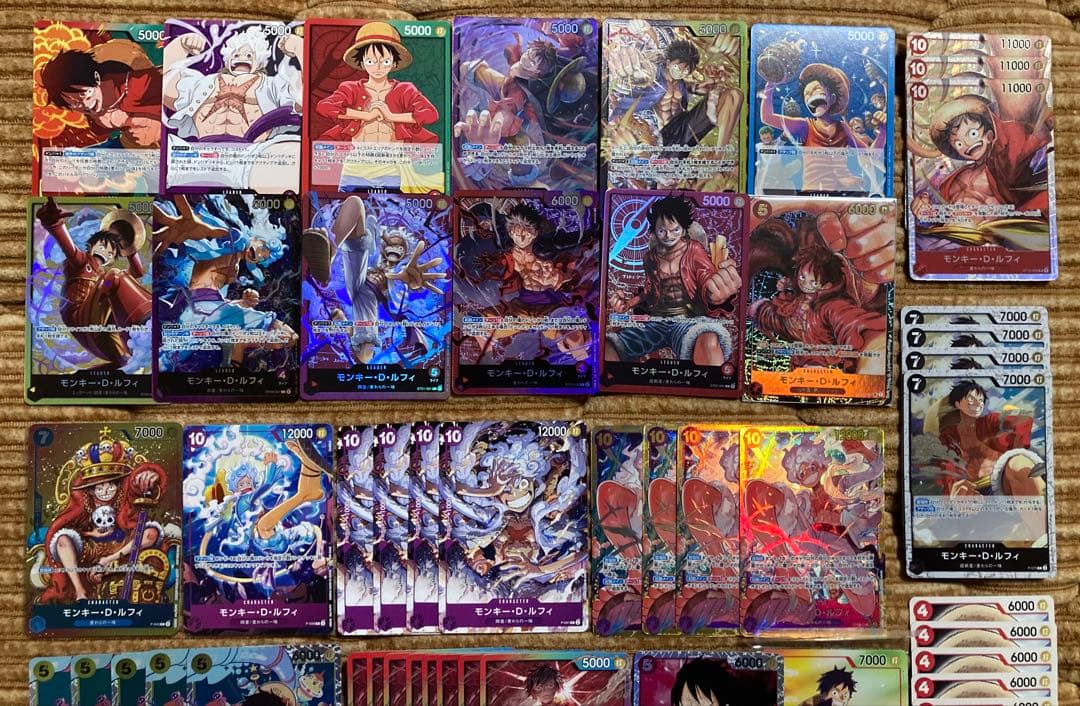 ワンピースカード ルフィ　まとめ売り