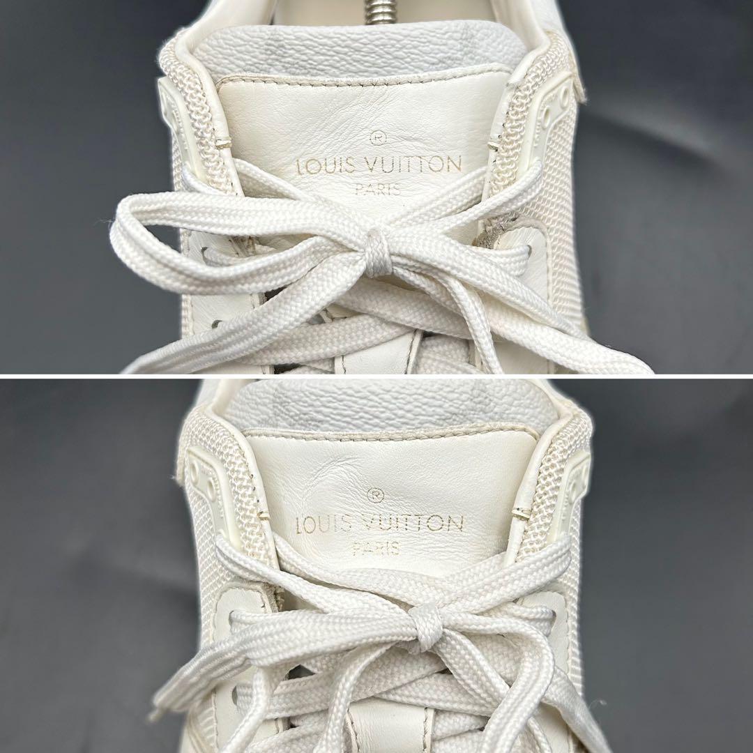 ルイヴィトン ランアウェイ スニーカー モノグラム メンズ レザー 白 26cm