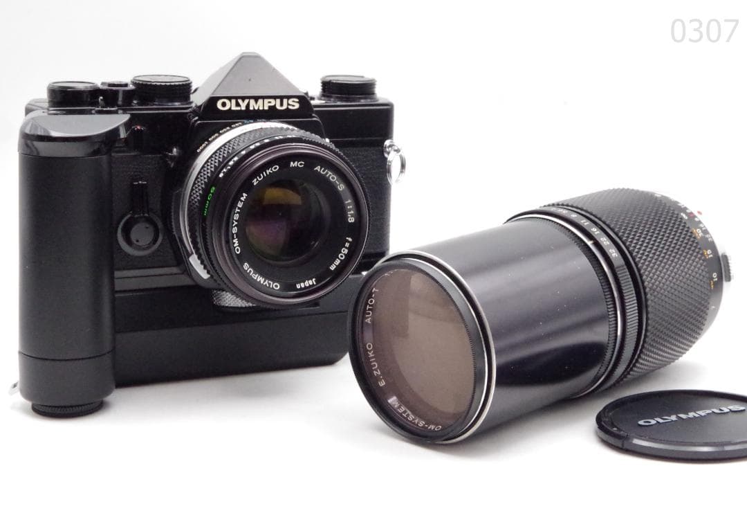 オリンパス OM-1 OM-SYSTEM 50mm f1.8 ワインダーセット