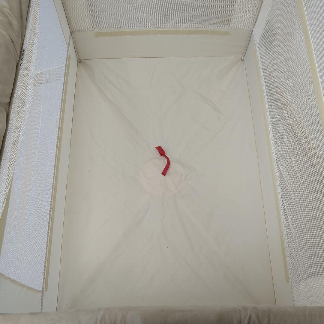 【美品】アップリカ　ココネルエアープラスAB　ホワイトベージュ　取説　保存袋付き