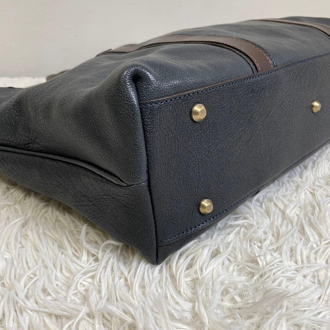 美品 土屋鞄 アルマス トートバッグ レザートート バッファロー A4