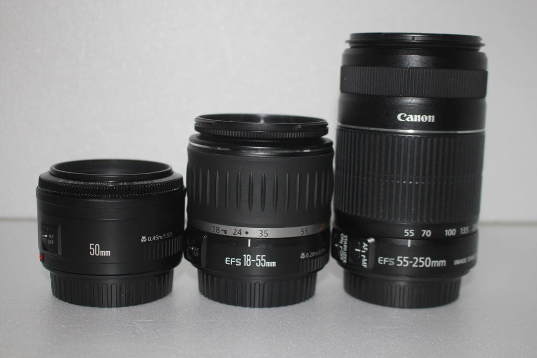 キヤノンcanon kiss x9i 標準&望遠&単焦点 トリプルレンズセット