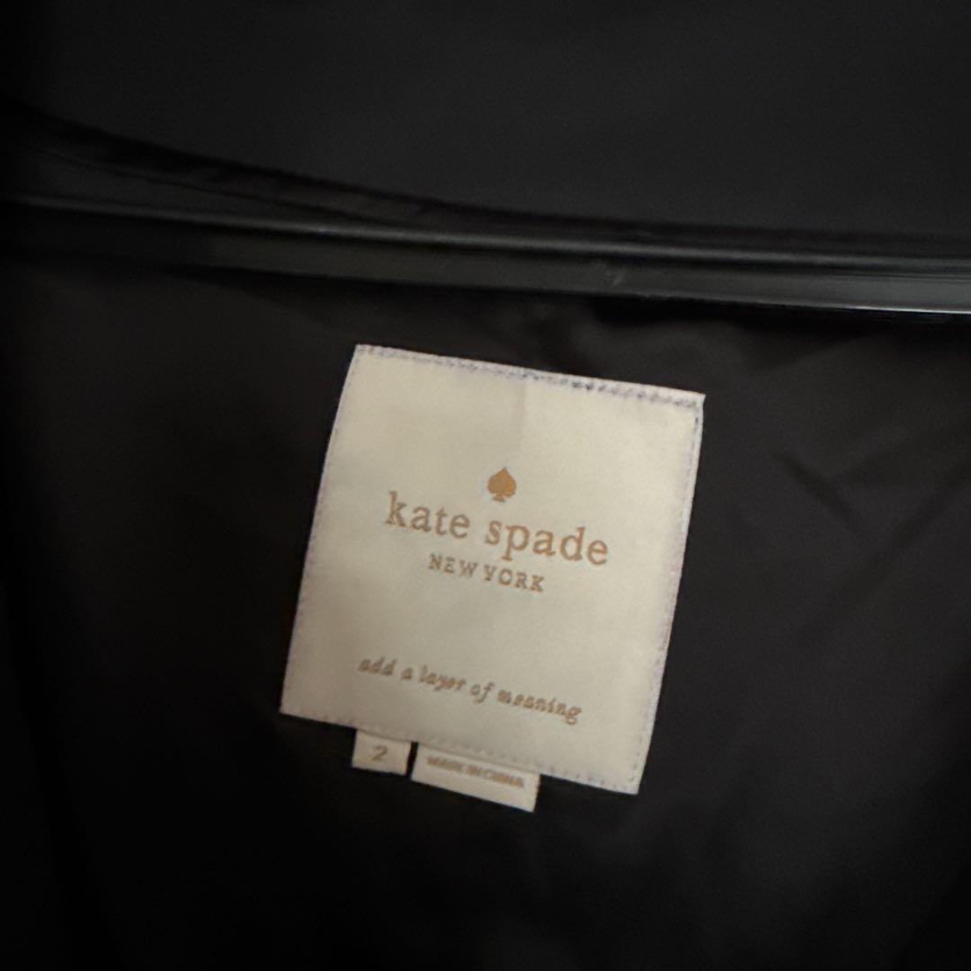 kate spade ブラック ダウンジャケット サイズ2 新品未使用　紙袋付き