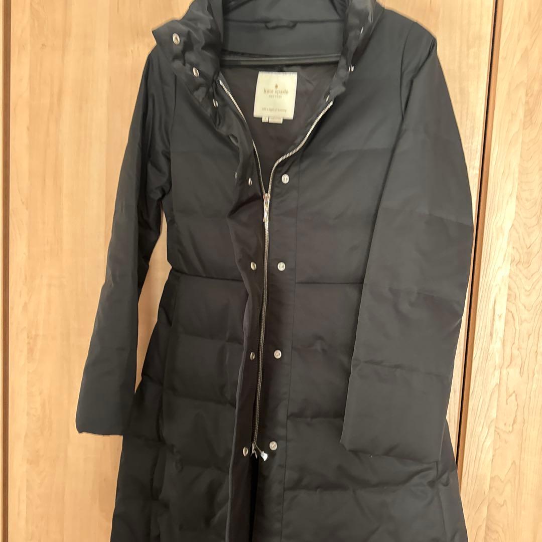 kate spade ブラック ダウンジャケット サイズ2 新品未使用　紙袋付き