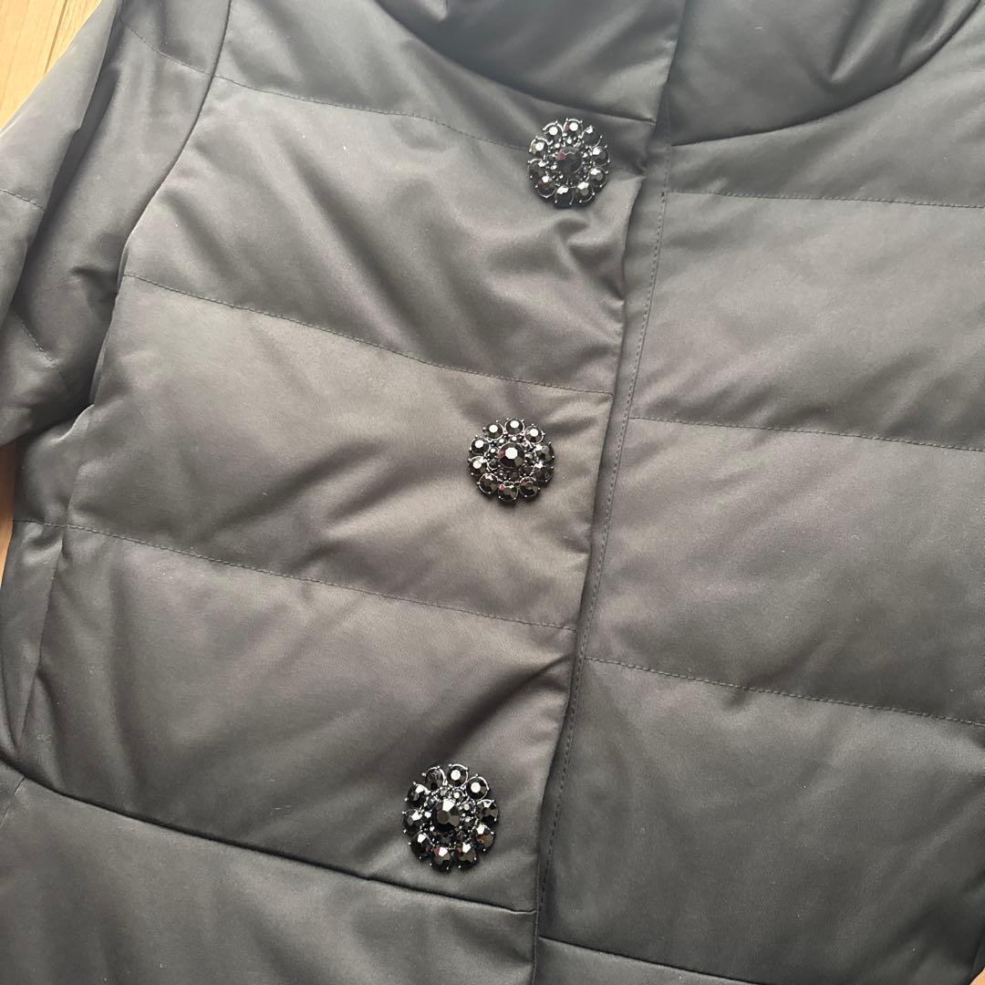 kate spade ブラック ダウンジャケット サイズ2 新品未使用　紙袋付き