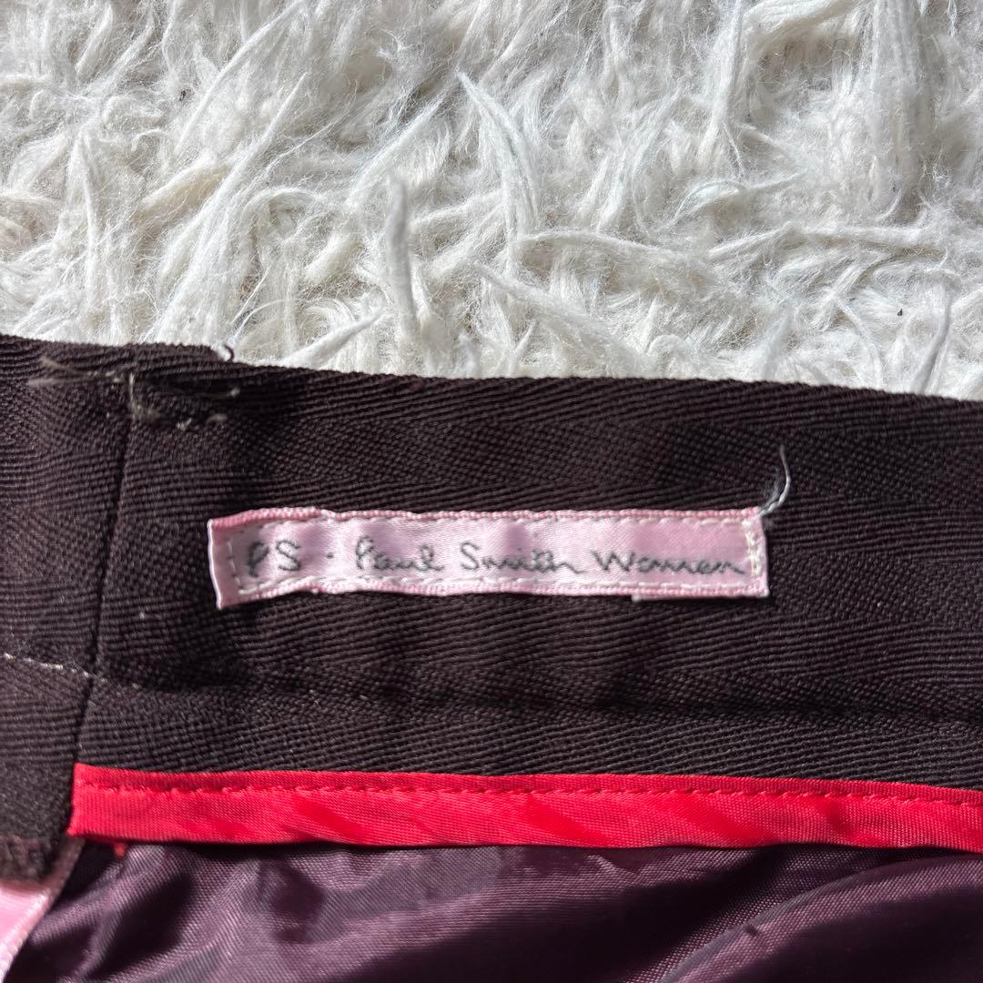 希少☆【PSポールスミス】ダークブラウン　ダブルパンツスーツ　総裏地　42 XL