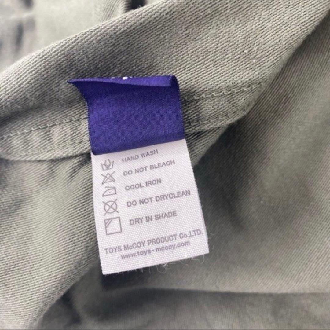 希少 TOYS McCOY 107 COTTON ユーティリティシャツ 長袖