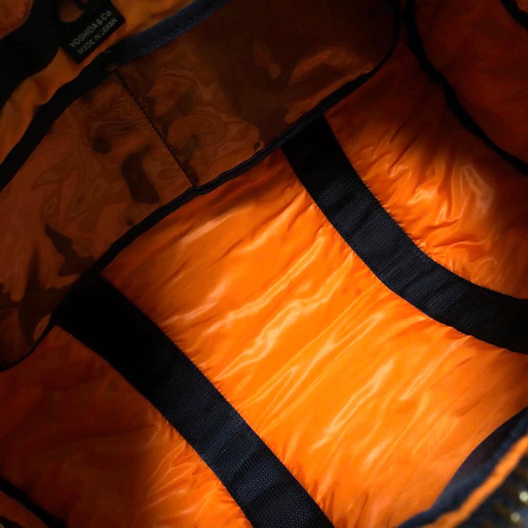 超美品✨現行タグ ポーター タンカー ボストンバッグ 2way アイアンブルー