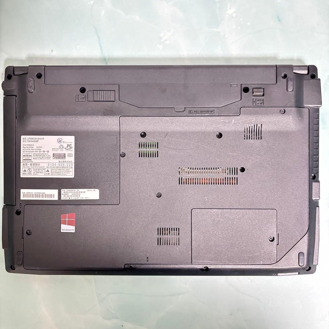 セール中♪カメラ付★Office付★富士通★4世代i3★新品SSD★メモリ8GB