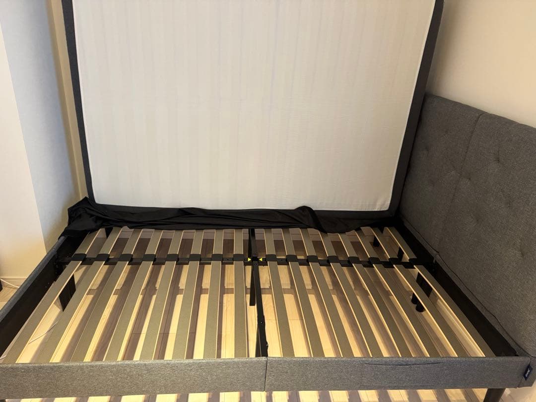 エマスリープ　ベッドフレーム　マットレス　ダブル