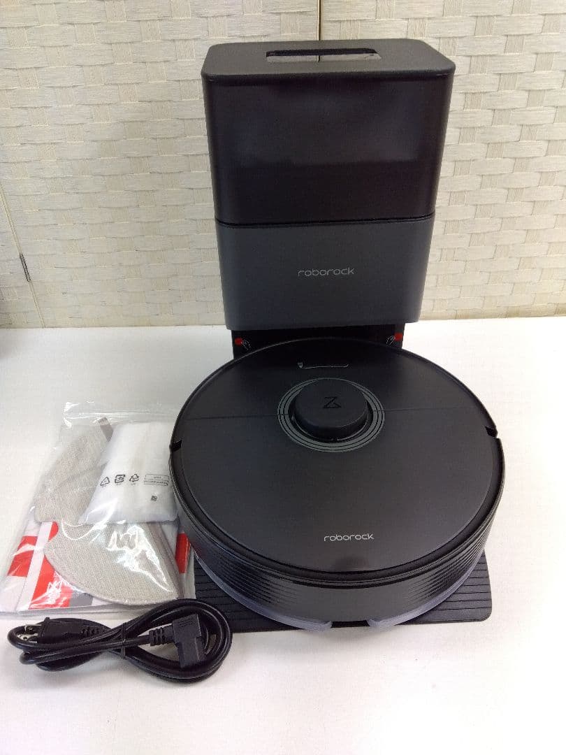 ロボロック 自動ゴミ収集 Q7Max+マックスプラス 黒 ロボット掃除機