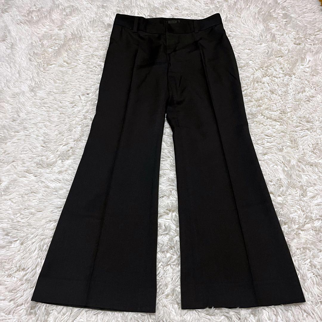 UNTITLED セットアップ パンツスーツ ブラック ストライプ XL 黒