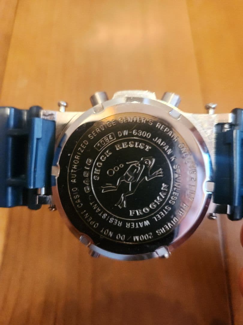 【初代青灰蛙…】G-SHOCK　フロッグマン　DW-6300B-2　電池交換済
