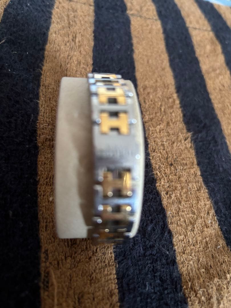 エルメス クリッパー CL.222 ナクレ 12Pダイヤ