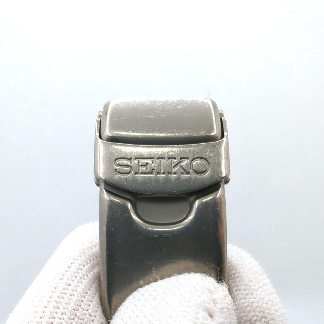 【稼働】SEIKO キネティック スキューバー チタン ブラック文字盤 腕時計