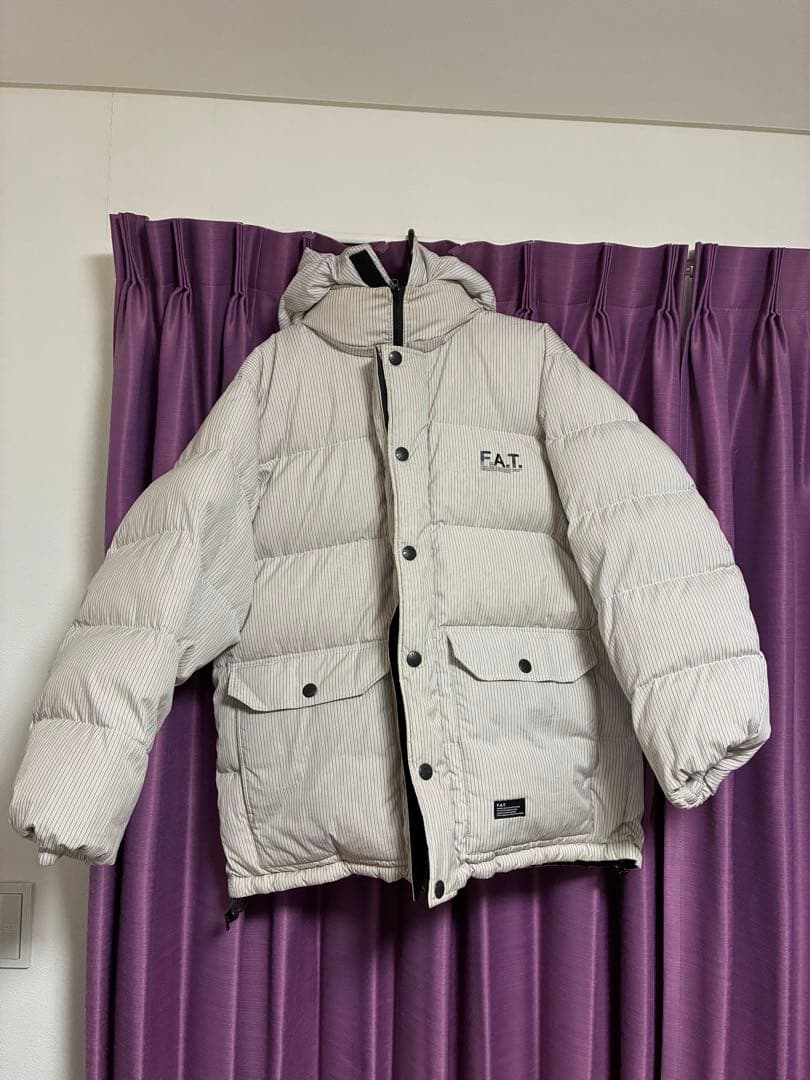 FAT DUBRIPE ダウンジャケットパーカー　skinny