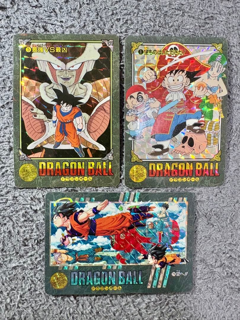 ドラゴンボール ビジュアルアドベンチャー ドラゴンボールカードダス 3枚セット