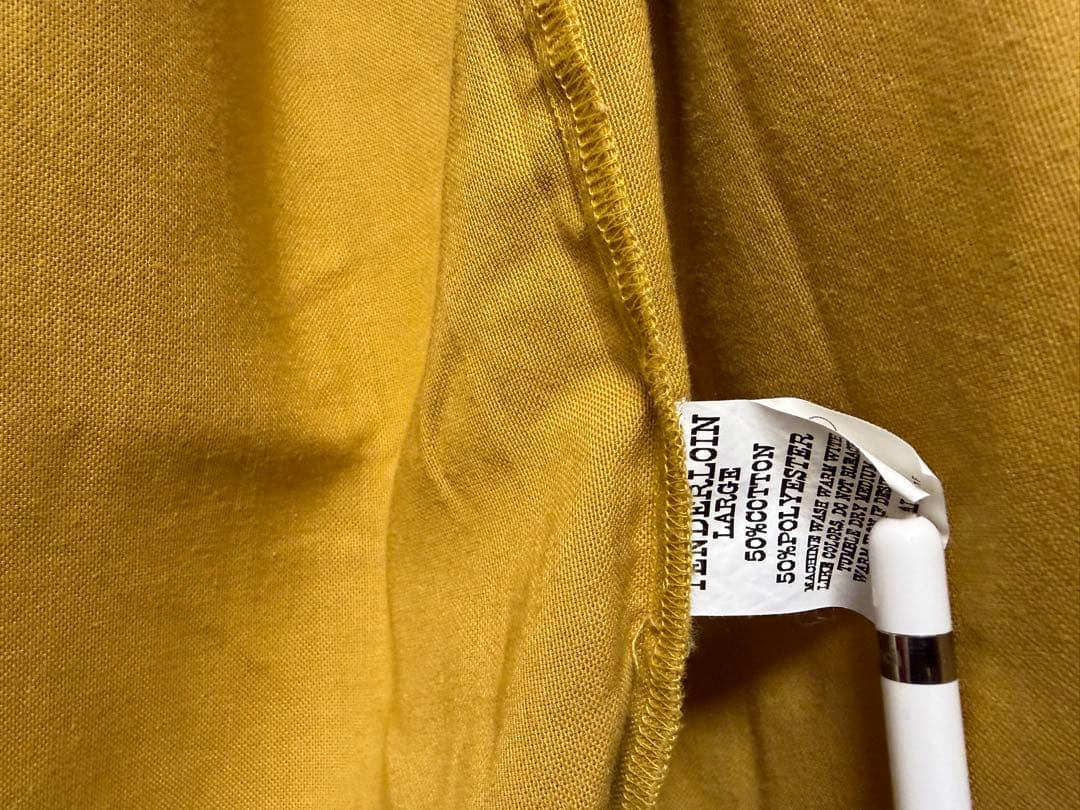 テンダーロイン ボーリングシャツ　マスタード　Lサイズ