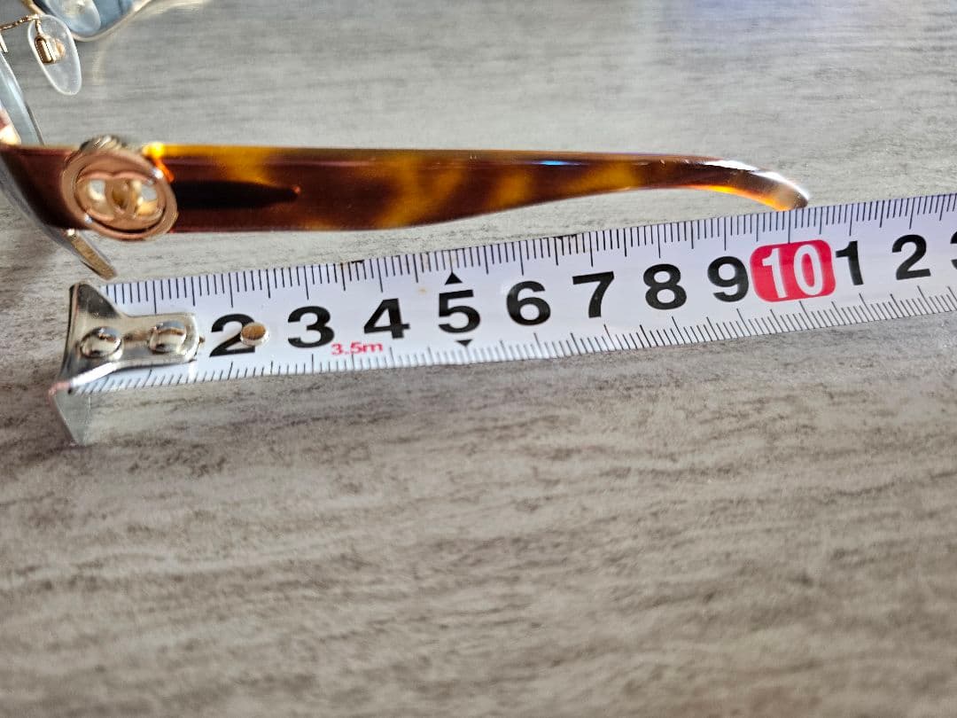 た*や様 CHANEL ゴールドロゴ ブラウンサングラス