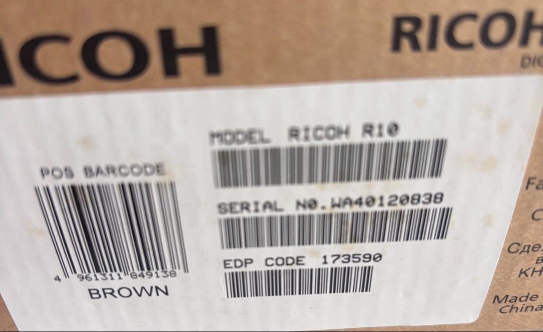 RICOH R10 リコー／箱入り