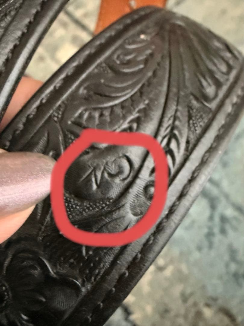 FUNNY ファニー 象革 ELEPHANT クラフト　レザー ベルト