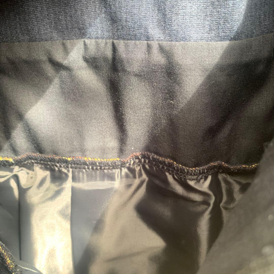 【familiar】 ブラウンベルベット＆チェック柄ワンピース 160cm 美品