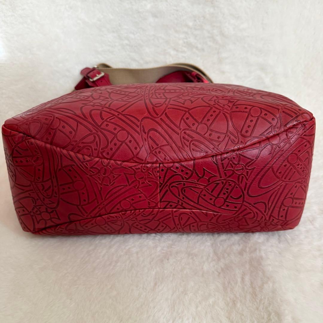 ヴィヴィアンウエストウッド アーサー　2wayトートバッグ ORB オーブ　赤