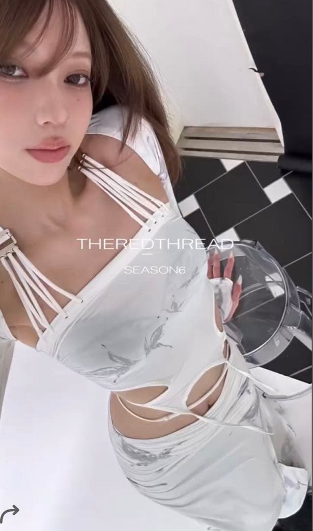 トップス THEREDTHREAD S butterfly garter tops