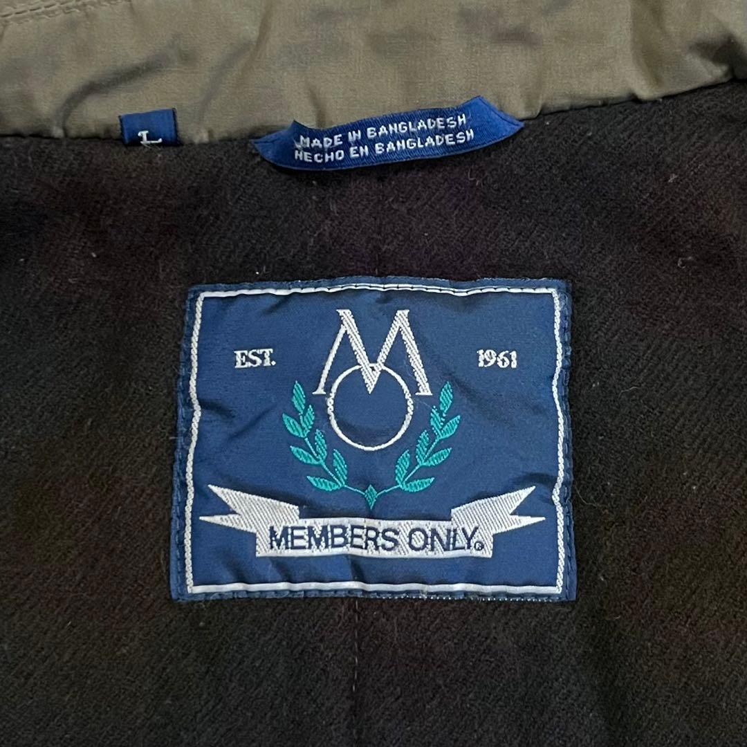 MEMBERS ONLY 中綿入り ブルゾン ミリタリー OLD VINTAGE