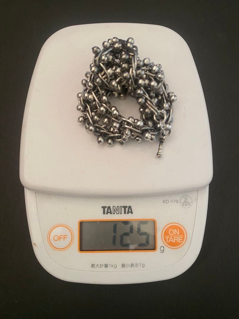 Vintage DNA チェーンリンク シルバー ネックレス