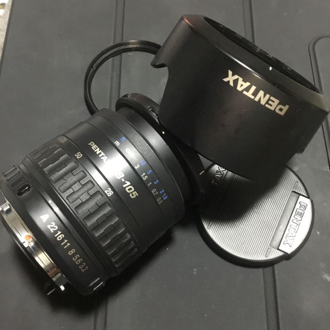 SMCペンタックスFA28~105mm3.2~4.5 IF&AL 美品、フード付