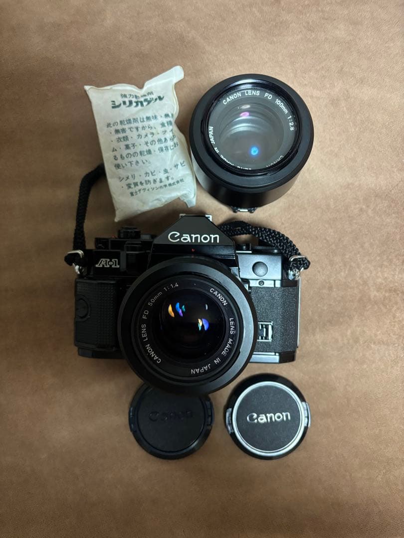 Canon A-1 フィルムカメラ + レンズ2つセット