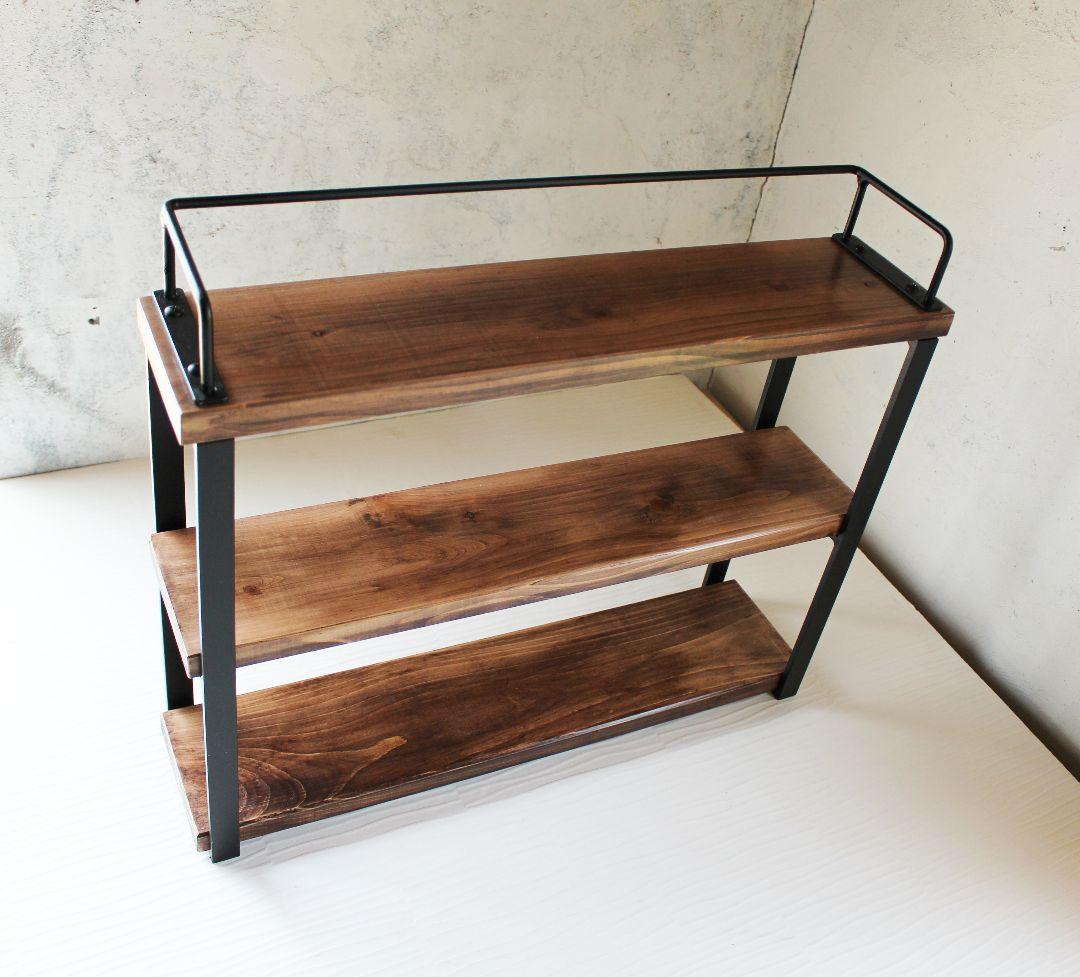 SHIba！アイアン3段スパイスラック・調味料棚