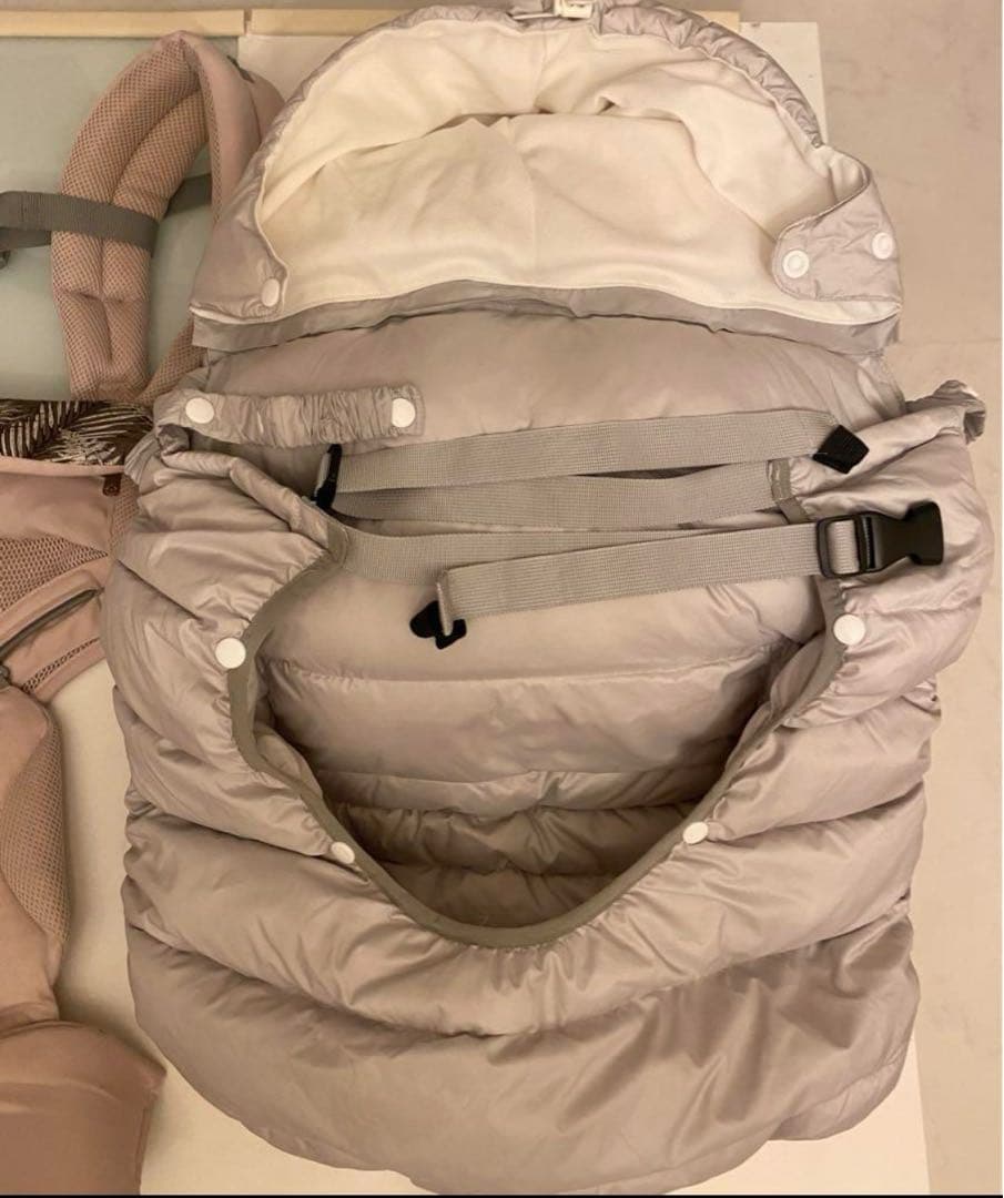 りんご 抱っこ紐セット エルゴオムニ360防寒ケープダウンセット