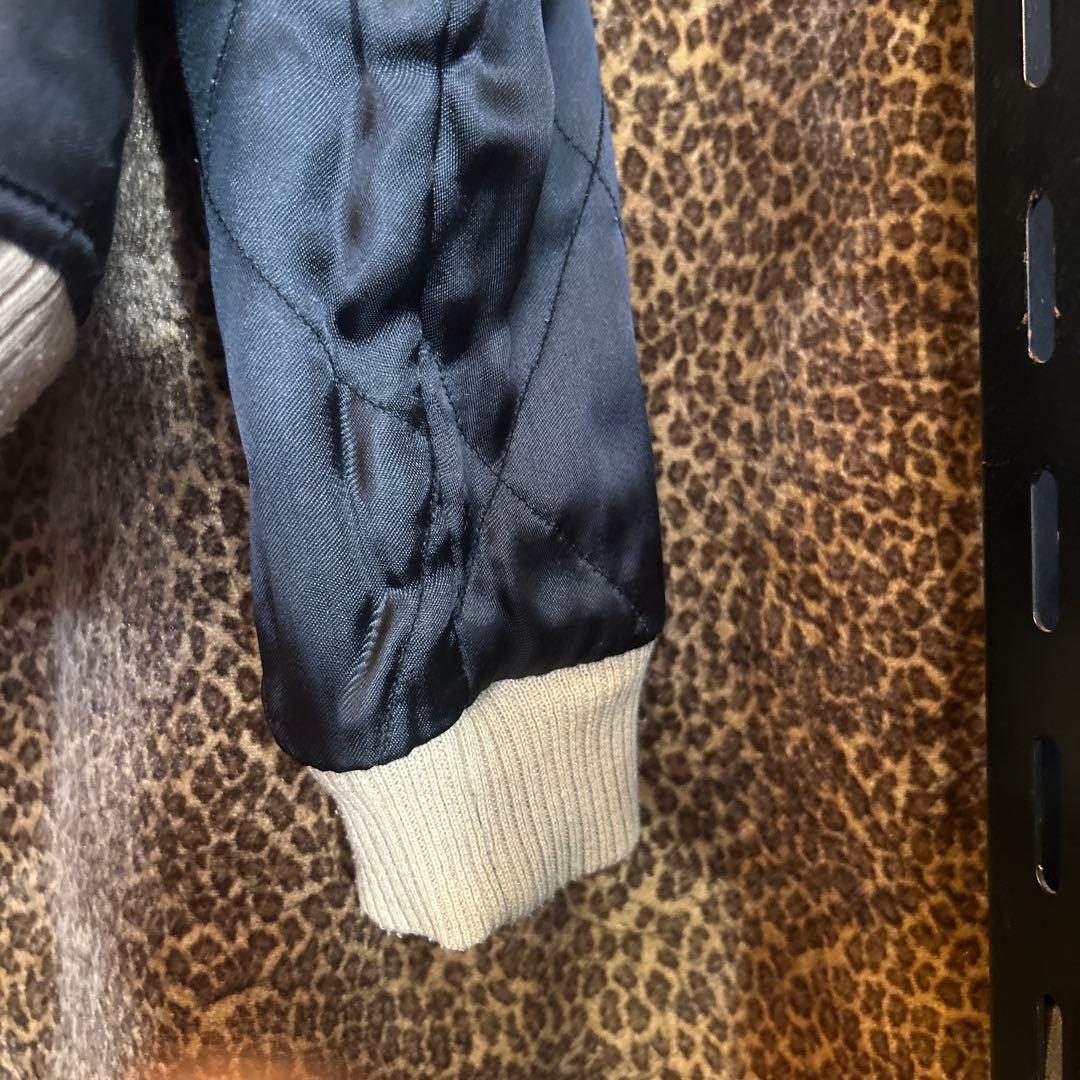 ウエストライド WESTRIDE 黒 両面スカジャン中綿入 サイズ36USED