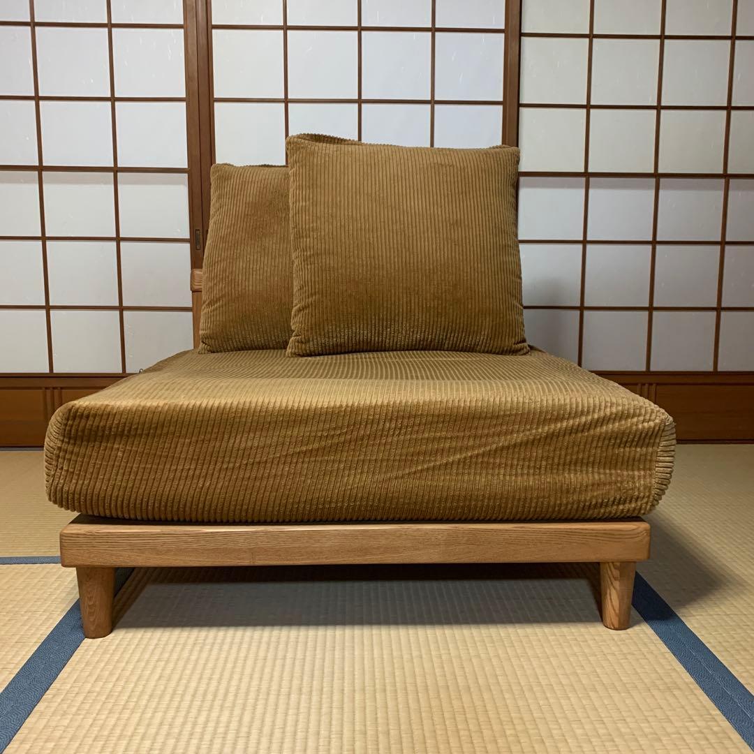 美品　【Re:CENO】AGRAソファ　1.5人がけタイプ