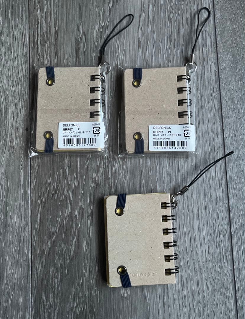 p*）様 ロルバーン ポケット付メモ ミクロ　3冊セット