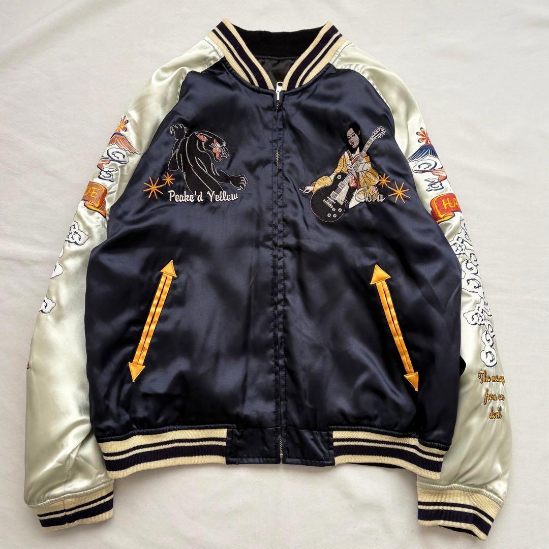 PEAK’D YELLOW ピークドイエロー リバーシブル スカジャン