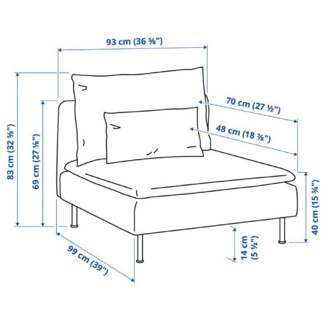 IKEA ソーデルハムン　1人がけソファ