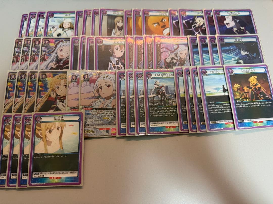 ユニオンアリーナ　ソードアートオンライン　SAO ユナ　デッキ　パラレル