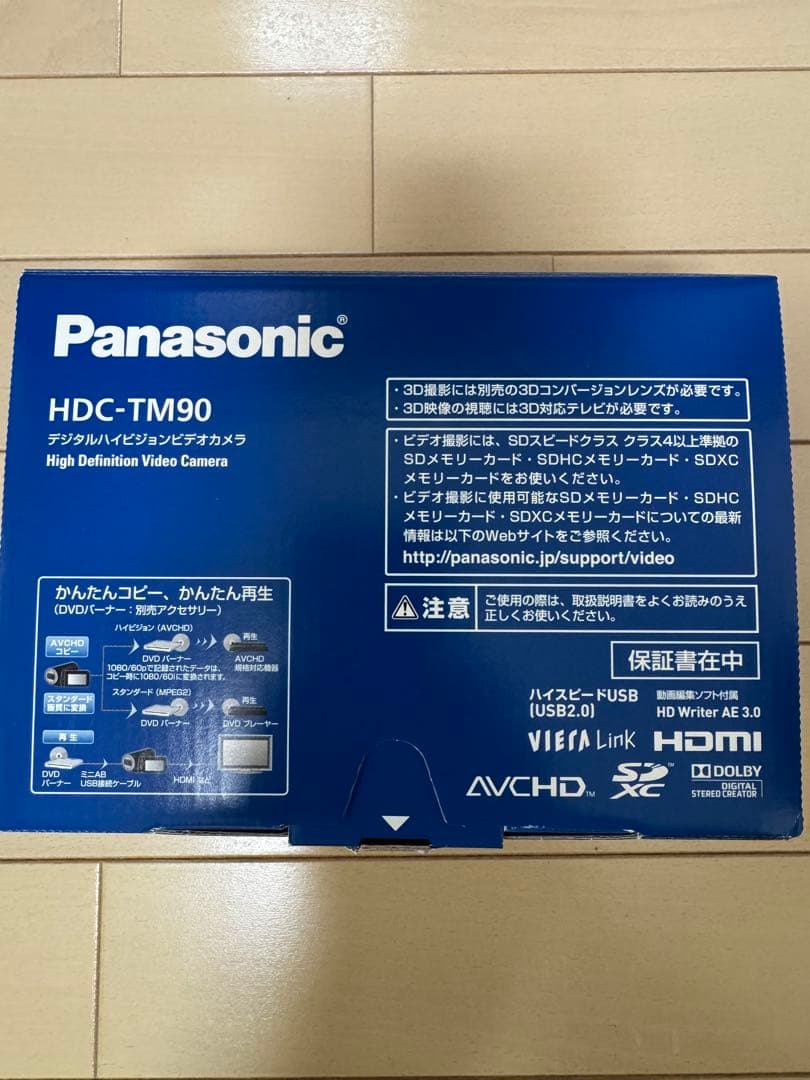 Panasonic HDC-TM90 ビデオカメラ 本体 64GB ＋大容量ＢＴ