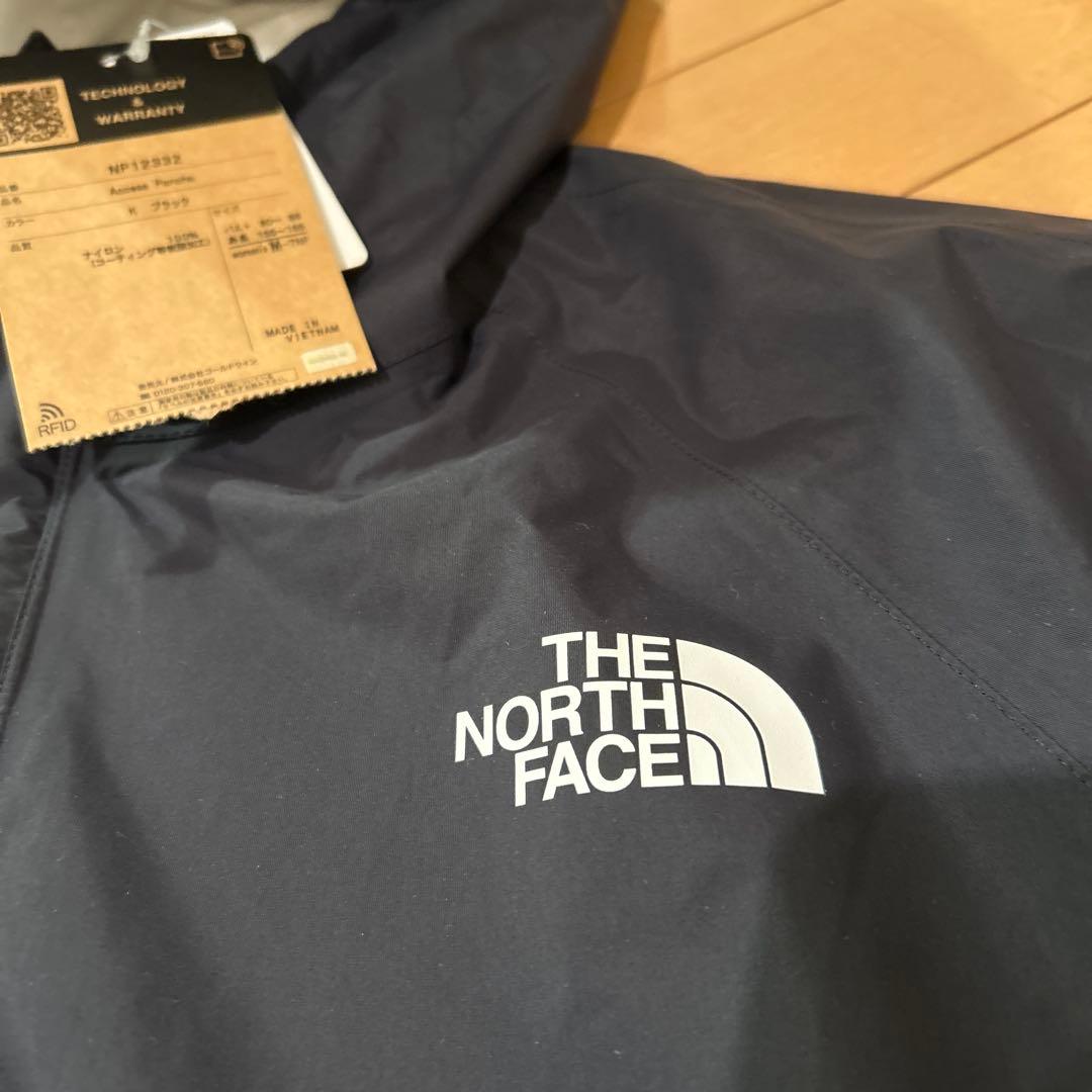 ザ・ノースフェイスNP12332 レインポンチョ　アクセスポンチョ　ブラック