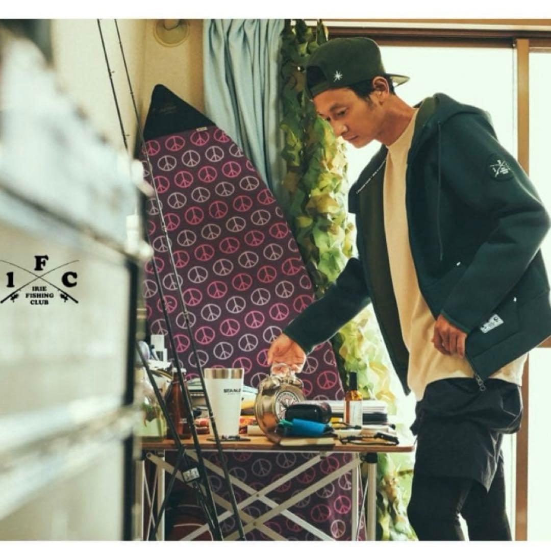 【IRIE FISHING CLUB 】フルジップパーカー　ブラック　XL