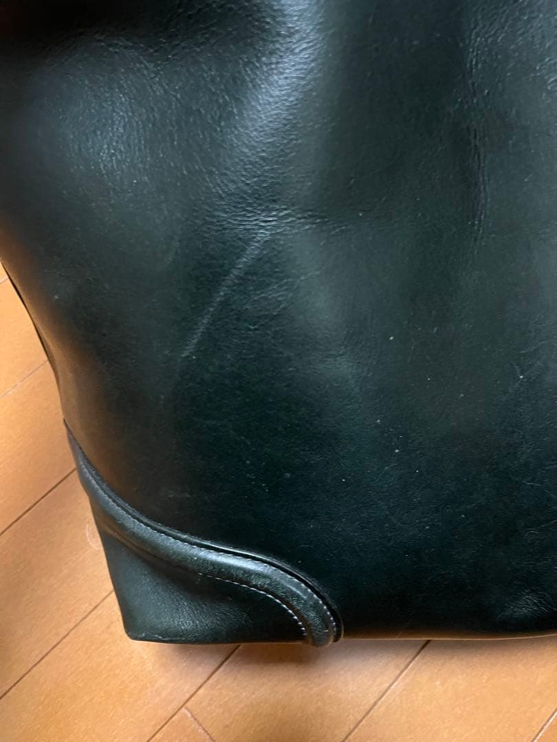 【こなき】FIVE WOODS レザートートバッグ ネイビーLsize